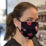 Masque de protection de fabrication artisanale réversible et unisexe pour adultes-Masq adult mel / frais