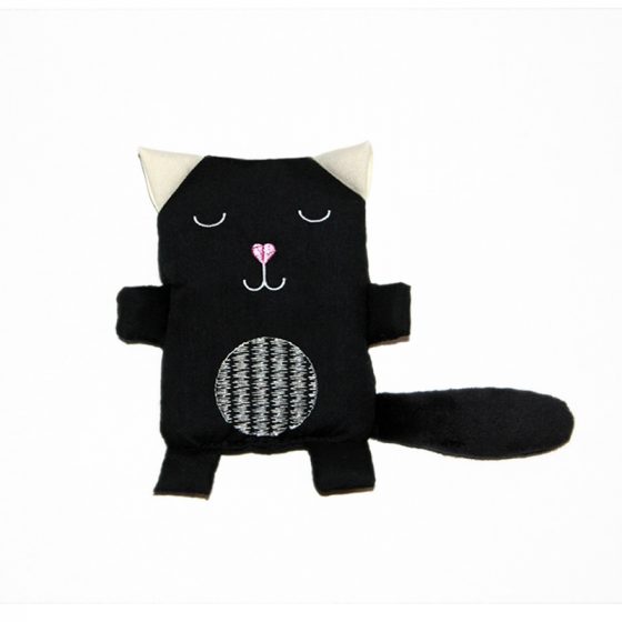 Mini-peluche chat noir