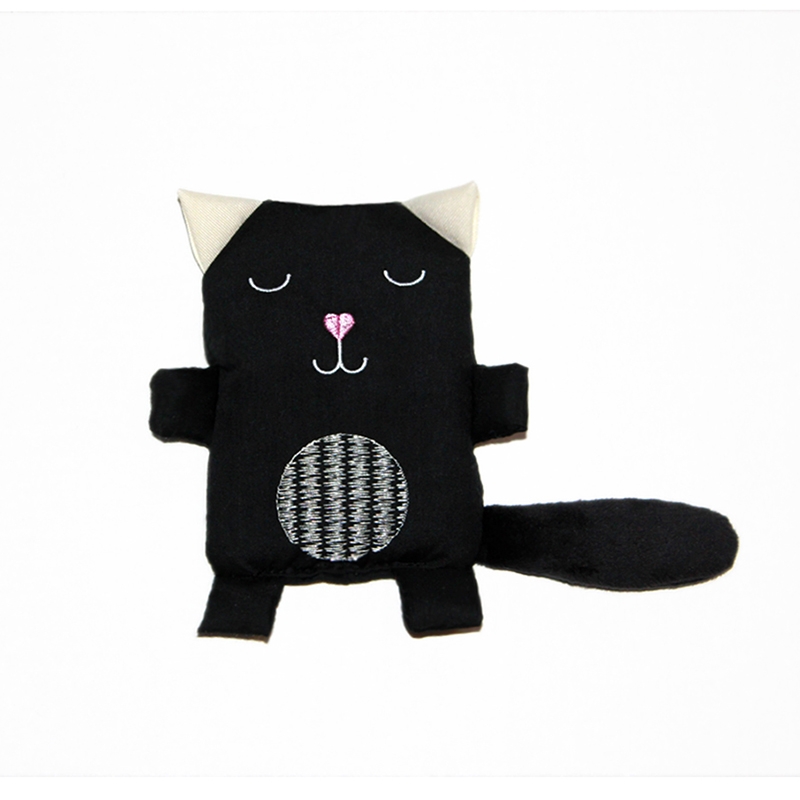 Mini-peluche chat noir - Rien ne se perd, tout se crée