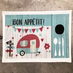 Napperon porte-ustensiles Bon appétit