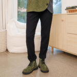 Pantalon lichen corduroy noir