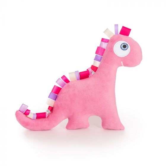 Peluche dino rose l'intello