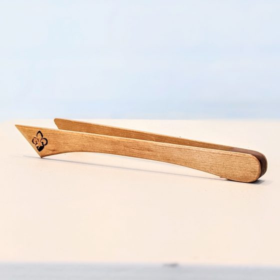 Toast Tongs, Pinces en bois, Bambou Grille-pain Tongs Nourriture