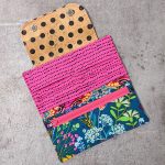 Portefeuille en liège picots et sarcelle