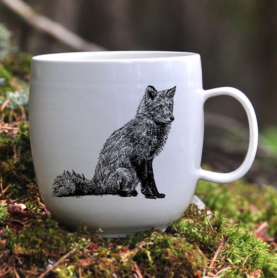 Tasse moyenne renard