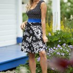 Robe réversible Marguerite royal