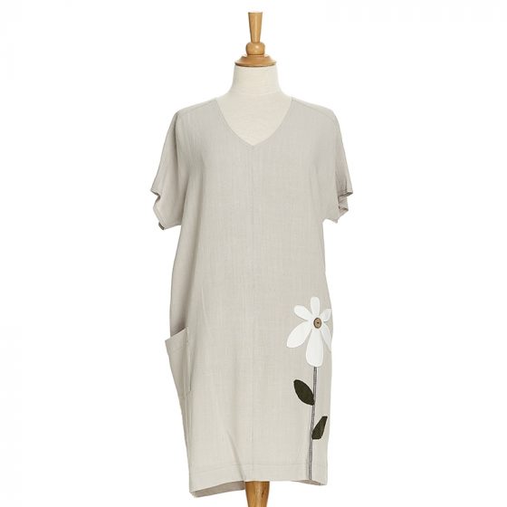 Light gray ''Florentine'' dress