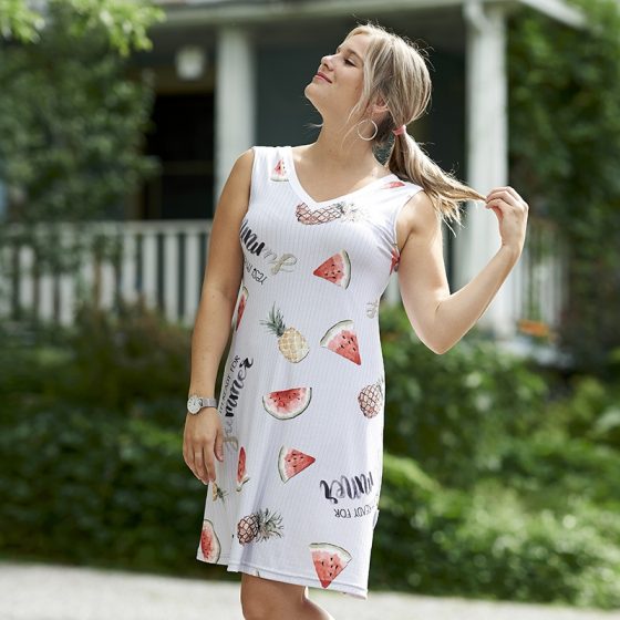 Watermelons Capucine reversible dress