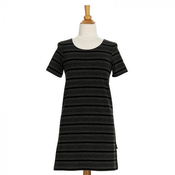 Robe-tunique Camomille charbon & noir