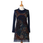 Navy Himalaya tunic-dress