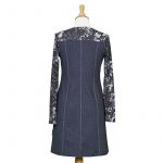 Robe-redingote Moscou Bleu