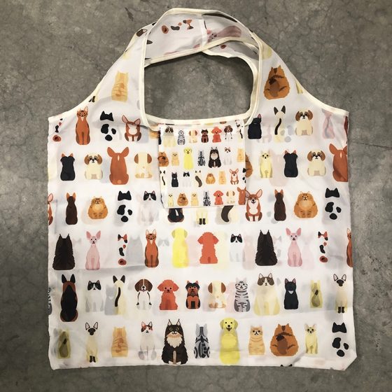 Sac à commissions pliable Chiens