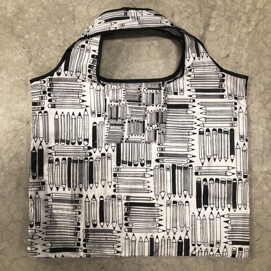 Sac à commissions pliable Crayons