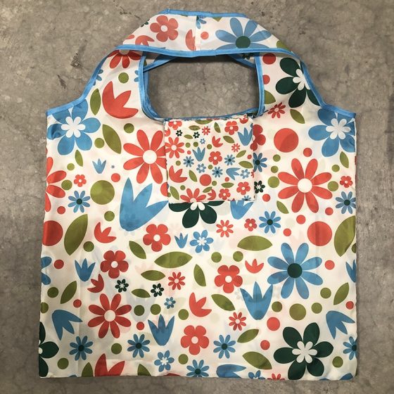 Sac à commissions pliable Fleurs vives