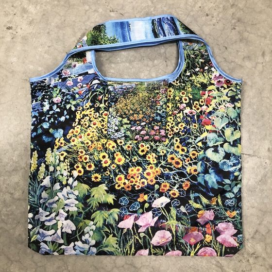 Sac à commissions pliable Jardin fleuri