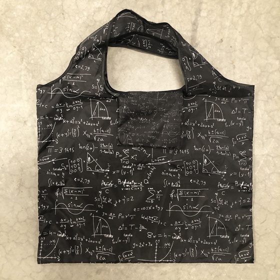 Sac à commissions pliable Mathématiques