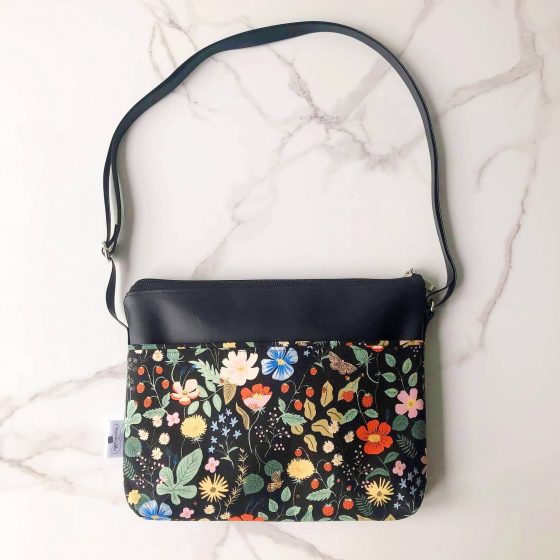 Sac Eyra Floral 8 et noir