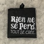 Sac à commissions pliable Rien ne se perd