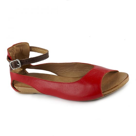 Sandale Donna rouge