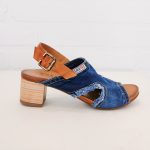 Sandale cuir et jeans