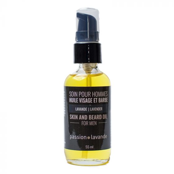 Lavender skin and beard oil - for men