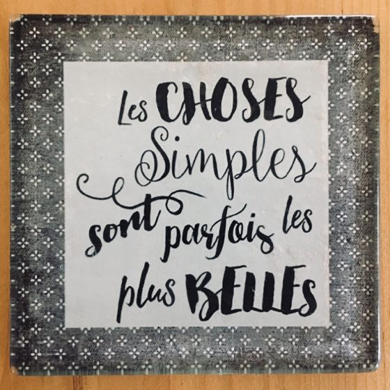 Aimant Les choses simples