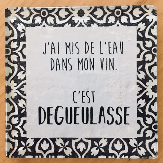 Aimant De l'eau dans mon vin