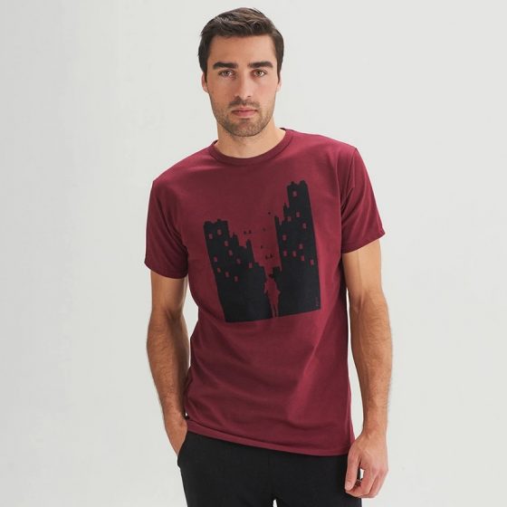 T-shirt explorateur rouge