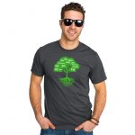 T-shirt arbre vert