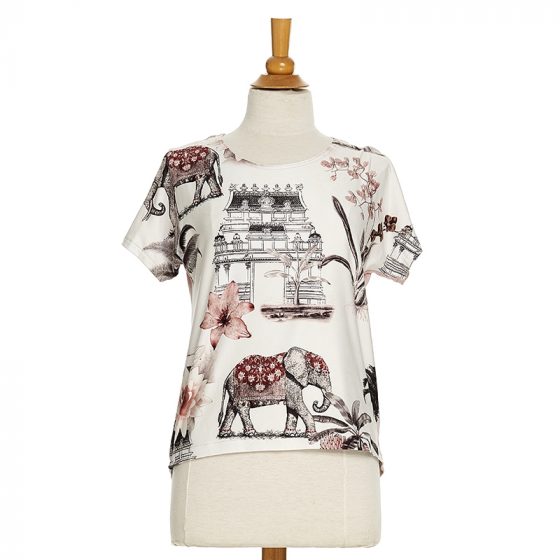 T-shirt Myosotis éléphants