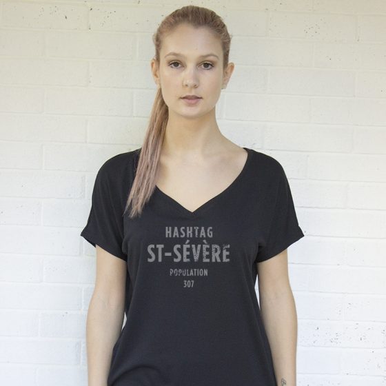 T-shirt hashtag St-Sévère pour femme