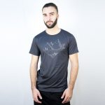 T-shirt en mérinos ultra léger reflet montagne