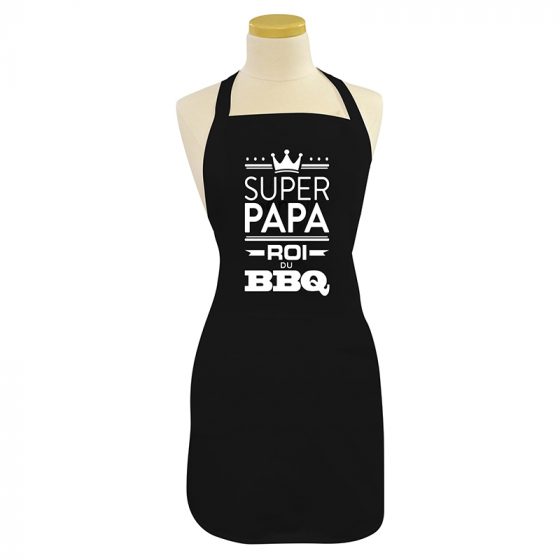 Tablier Super papa roi du BBQ