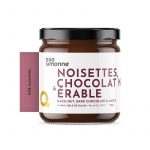 Tartinade noisettes chocolat noir et érable