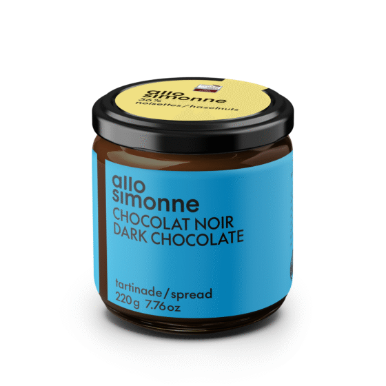 Tartinade noisettes chocolat noir