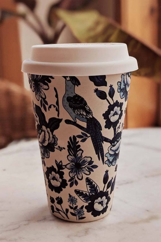 Tasse réutilisable boho