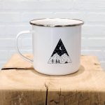 Tasse en émail À la belle étoile