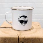 Tasse en émail Globe terrestre