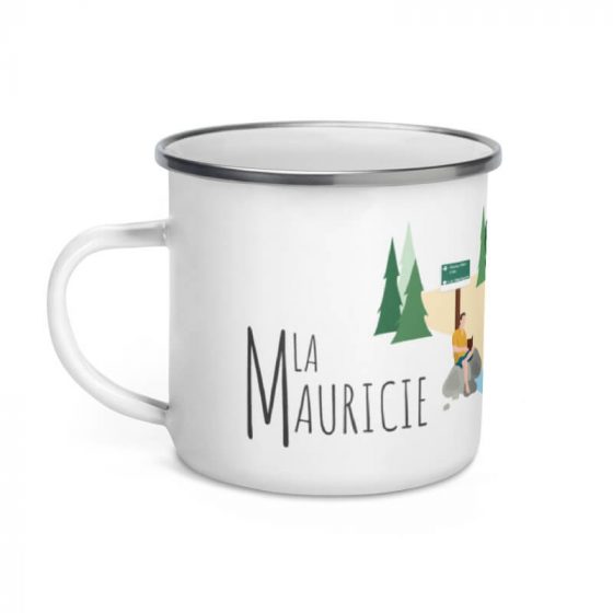 Tasse en émail La Mauricie