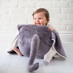 Coussin peluche Mina l'éléphant