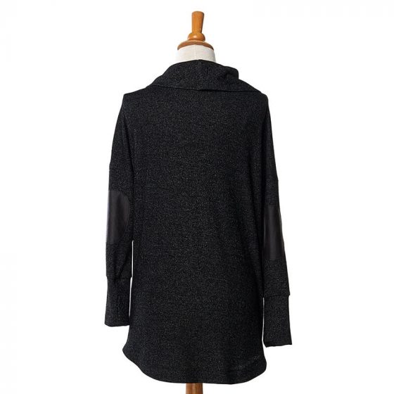 Coal cocooning tunic