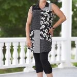 Black and white Hortense tunic