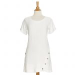 White Iris tunic