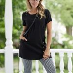 Black Iris tunic