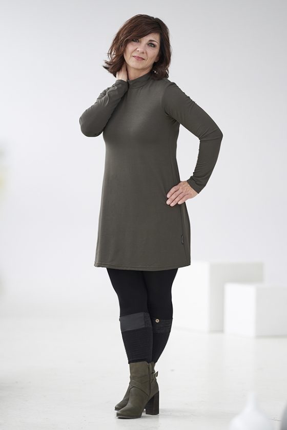 Olive ''Observation'' tunic