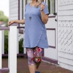 Blue Iris tunic