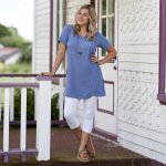 Blue Iris tunic