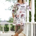 Elephants Magnolia tunic