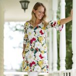 Butterflies Magnolia tunic