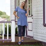 Blue Iris tunic